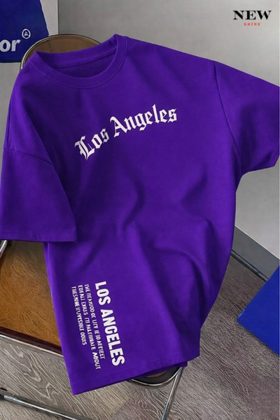 New Shine ЛОС АНЖЕЛИС БАСКИЛИ УНИСЕКС ТЕНИСКА