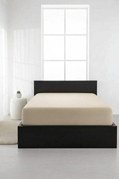 serelya Single Premium Combed Cotton Fitted Sheet - 100% Cotton - 100 X 200 cm