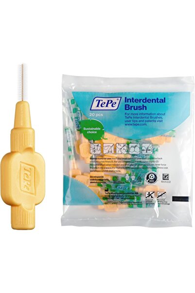 TePe Interdental Brush, Extra Soft, Orange, 0.45mm/ISO 1, 20pcs