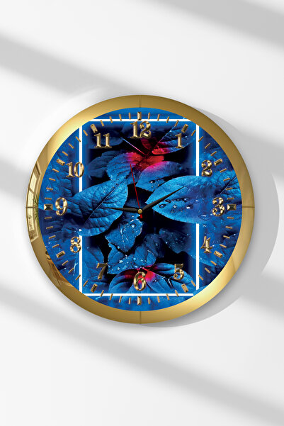 Zevahir Mobilya Dekorasyon Ceas de perete rotund din MDF cu tematică Frumuseț...