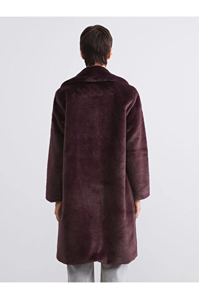 LC Waikiki Jacket Collar Women's Fur Coat