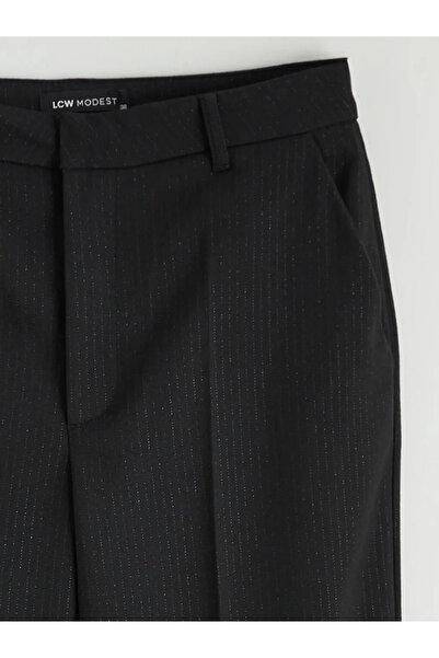 LC Waikiki Standard Fit Striped Women's Trousers