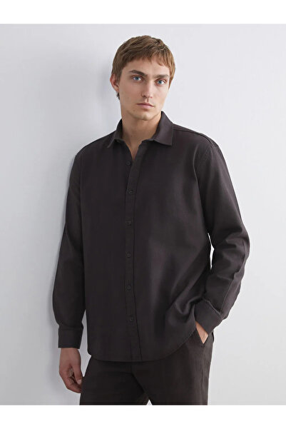 LC Waikiki Regular Fit Long Sleeve Dobby Men's Shirt