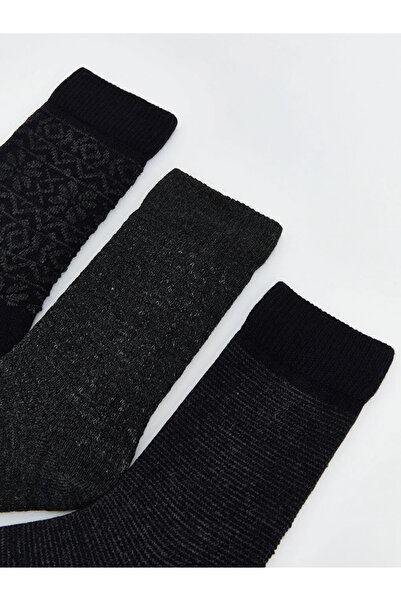 LC Waikiki Patterned Men's Socks 3-Piece