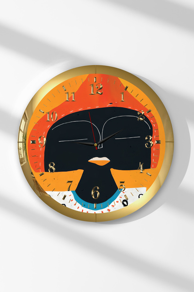 Zevahir Mobilya Dekorasyon Ceas de perete rotund din MDF cu tematică Mood of ...