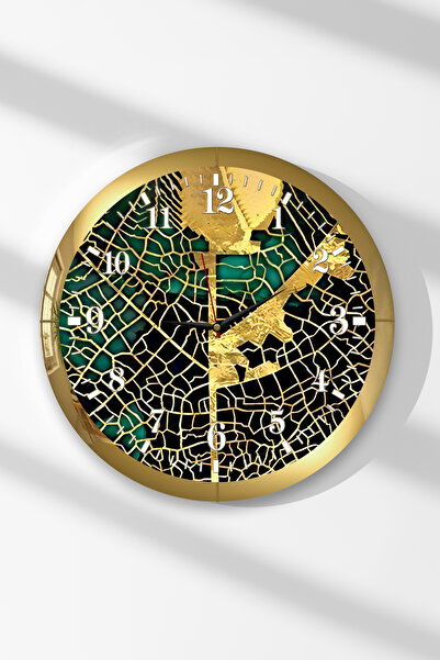 Zevahir Mobilya Dekorasyon Ceas de perete rotund din MDF cu temă Fragilitatea...