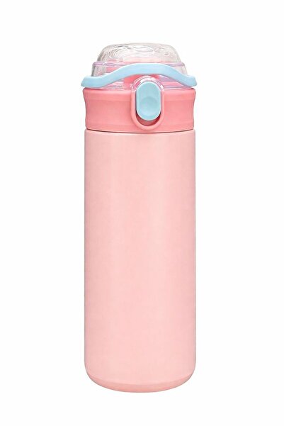 Weather Forecast 304 Steel Pink 500 ml Children's Water Bottle with Handle an...