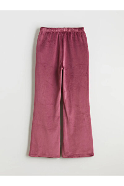 LC Waikiki Colanți pentru fete din catifea cu talie elastică