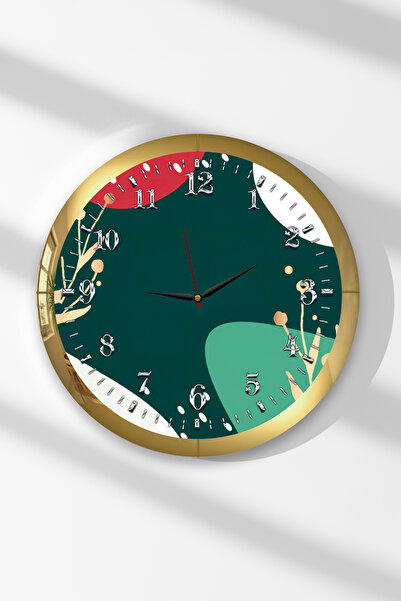 Zevahir Mobilya Dekorasyon Ceas de perete rotund din MDF cu tematică Ritmul c...