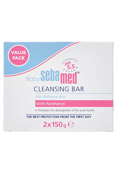 Sebamed Baby Cleansing Bar 150g x2 pH 5.5 Gentle Soap-Free Cleanser