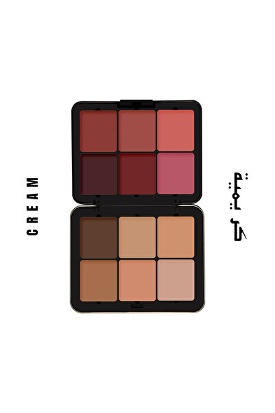 Future Makeup 12 Color Contour/Blush Cream Palette - FU103
