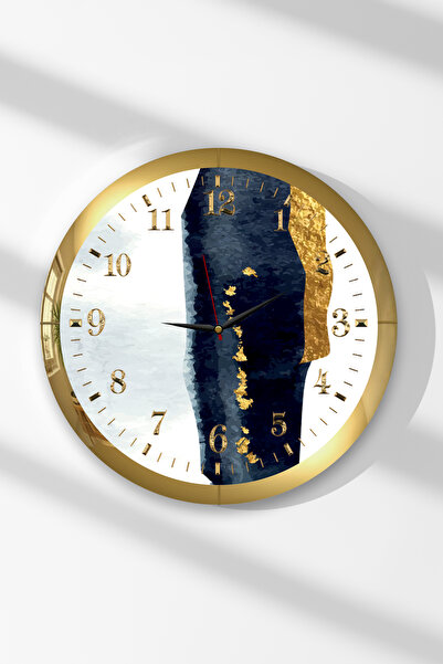 Zevahir Mobilya Dekorasyon Ceas de perete rotund din MDF cu tematică de timp ...