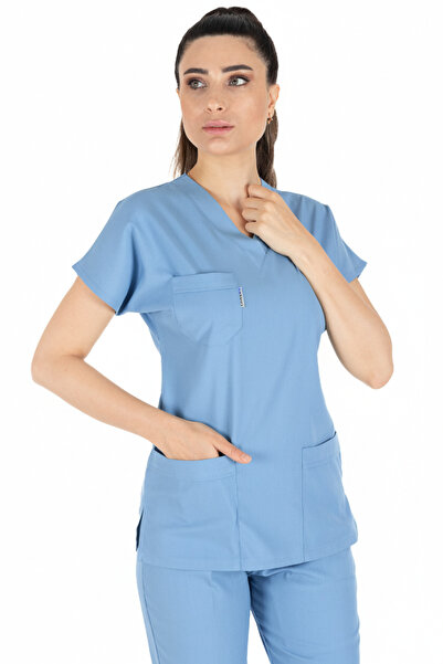 Alsancak Üniforma Στολή χειρουργικής αλληλογραφίας με μανίκια νυχτερίδας από ...