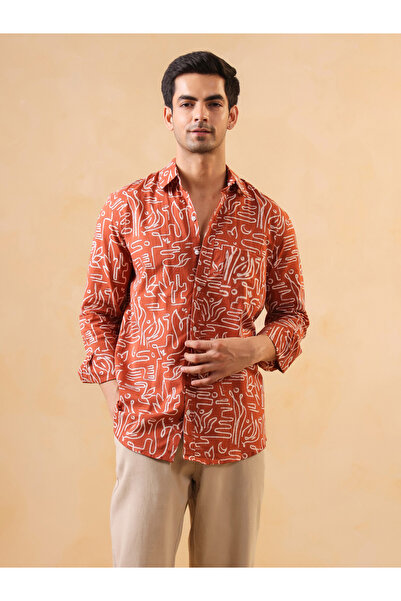 TRULOOM By Styli Men Regular Fit Cotton Shirt