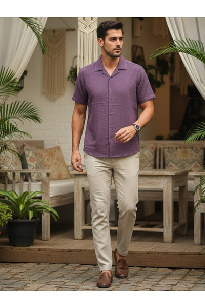TRULOOM By Styli Men Regular Fit Cotton Shirt