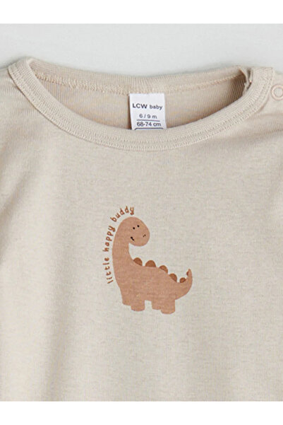 LC Waikiki Crew Neck Baby Boy Snap Bodysuit 3-Piece