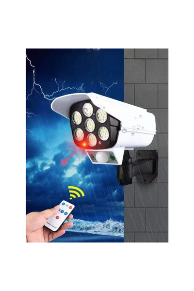Flippy Fake Surveillance Camera with Solar Charging and Motion Sensor