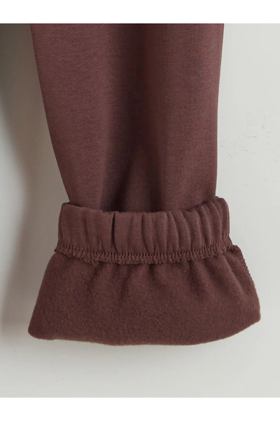 LC Waikiki Plum Elastic Waist Girls' Jogger Sweatpants 2-Piece Set