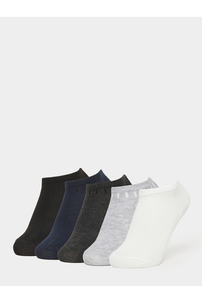Styli Pack of 5 - Contrast Detail Ankle Socks