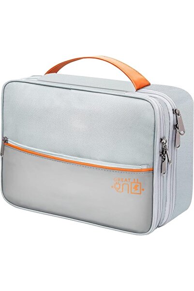 The Bros Travel Electronics Organizer, Double Layer Waterproof Cable Organise...