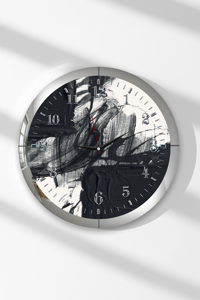 Zevahir Mobilya Dekorasyon Ceas de perete rotund din MDF cu tematică Dansul u...