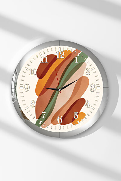 Zevahir Mobilya Dekorasyon Ceas de perete rotund din MDF cu tematică în tonur...