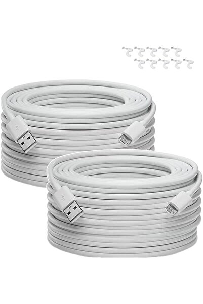 The Bros 2-Pack 6M Micro USB Extension Cable - Heavy Duty Charging & Data Syn...