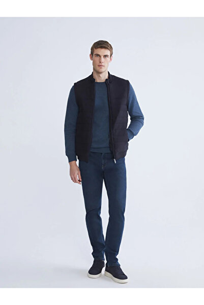 LC Waikiki Standard Mold Stand Collar Men's Knitwear Vest