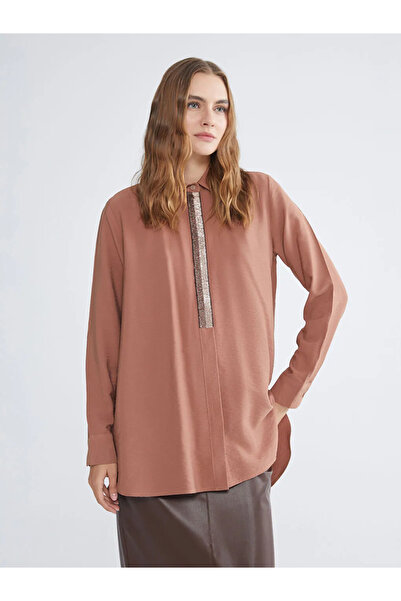 LC Waikiki Women's Textured Shirt Tunic