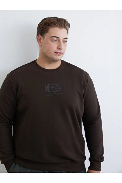 LC Waikiki Hanorac pentru bărbați cu imprimeu Crew Neck