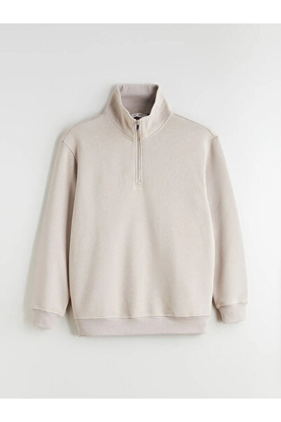 LC Waikiki Ανδρικό χοντρό φούτερ με ψηλό γιακά με φερμουάρ