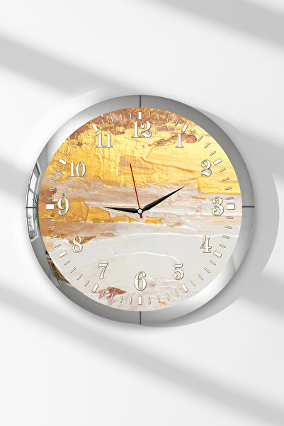 Zevahir Mobilya Dekorasyon Ceas de perete rotund din MDF cu tematică Culorile...