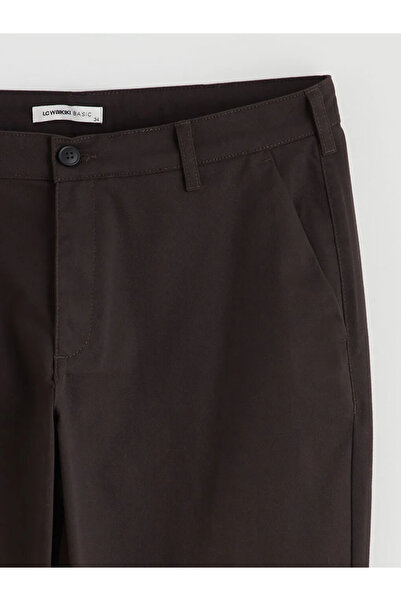 LC Waikiki Brown Standard Fit Men's Chino Trousers