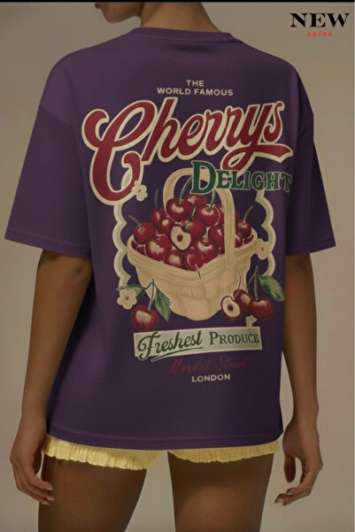 New Shine Cherrys Printed Unisex T-Shirt