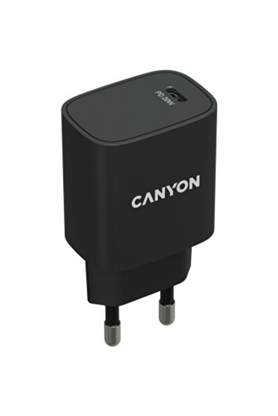 CANYON H-20-02, 1x USB-C, 3A, Negru