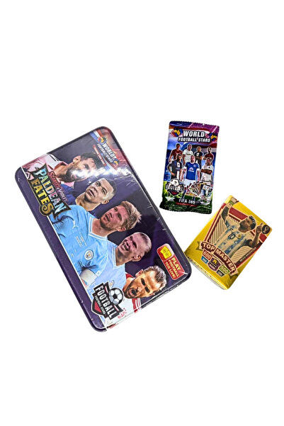 OEM World Football Stars Purple Metal Box – Paldean Fates, Set of 50 Cards an...