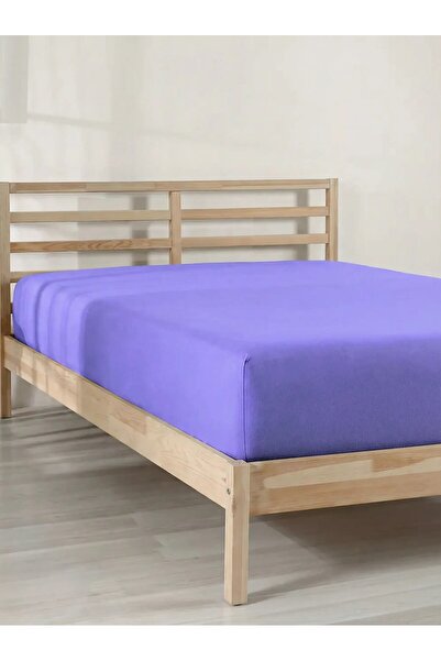 serelya King Size Combed Cotton Fitted Sheet - 100% Cotton - 200 X 200 cm