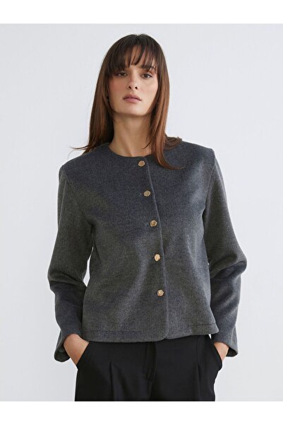 LC Waikiki سترة نسائية بياقة دائرية