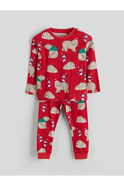 LC Waikiki Crew Neck Baby Boy Pajama Set