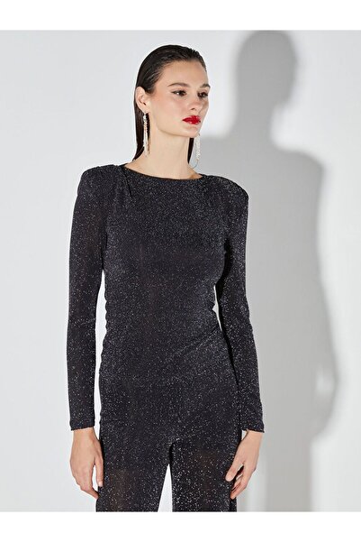 LC Waikiki Crew Neck Shiny Blouse