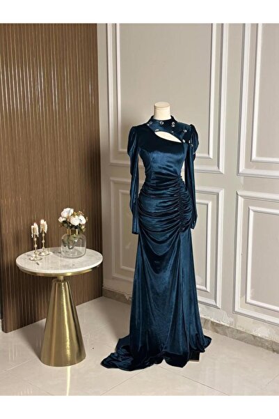 vanus fashion 6615-Long evening dress