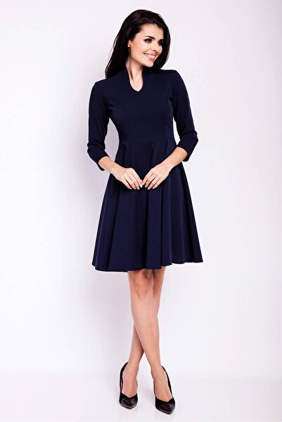 Awama Sukienka M117 - Navy - XL