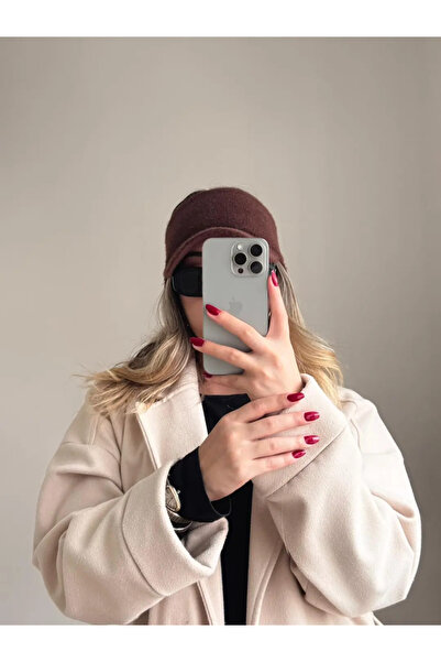 LEROSY CO. Yumuşak Dokulu Esnek Şapka Kahverengi