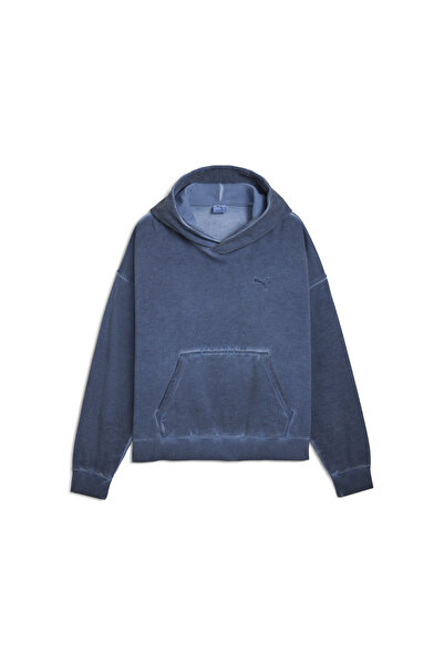 Puma Vypraná grafická mikina s kapucňou