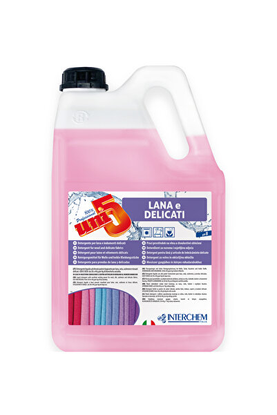 Interchem Detergent for wool and delicate clothing, Uni5 Lana E Delicati, 5l