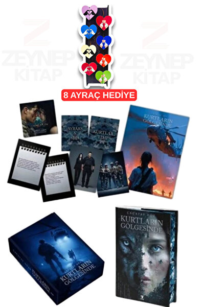 Vera Kitap Kurtların Gölgesinde (Ciltli-Kutulu-Yan Boyamalı) Poster Kart ve 8...