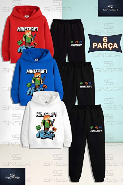 SS SİNSER Set de trening unisex pentru copii "MICRAFT ALEX" cu hanorac din 3 ...