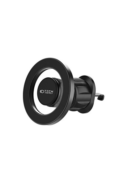 Tech-Protect Suport auto magnetic N51, grilă de aerisire 360°, MagSafe, negru