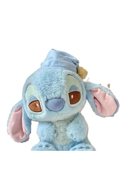 FOXMAG24 Jucărie de pluș, mascota Stitch albastră cu pălărie, personaj Lilo&S...