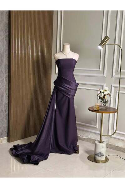 vanus fashion 6722-فستان موفي باناقة انثوية